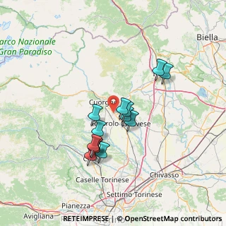 Mappa Via Guglielmo Marconi, 10080 Salassa TO, Italia (11.64154)