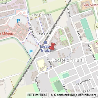 Mappa Via Orlando Cattaneo, 7, 20085 Locate di Triulzi, Milano (Lombardia)