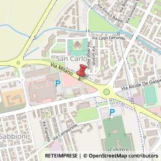 Mappa Via Milano, 1, 26010 Crema, Cremona (Lombardia)