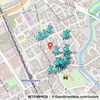 Mappa Via Giuseppina Biggiogero, 20077 Melegnano MI, Italia (0.202)