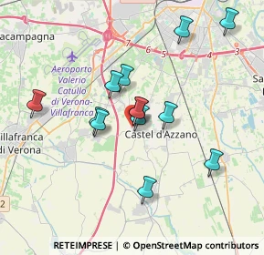 Mappa Via Giovanni dalle Case, 37060 Castel d'Azzano VR, Italia (3.11538)