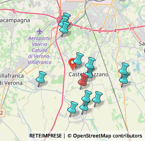 Mappa Via Giovanni dalle Case, 37060 Castel d'Azzano VR, Italia (3.735)