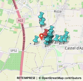 Mappa Via Giovanni dalle Case, 37060 Castel d'Azzano VR, Italia (0.4985)