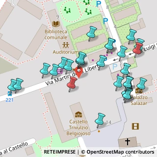 Mappa Via Martiri Della Liberta`, 20085 Locate di Triulzi MI, Italia (0.06926)