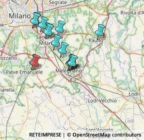 Mappa Via Benedetto Croce, 20077 Melegnano MI, Italia (6.516)