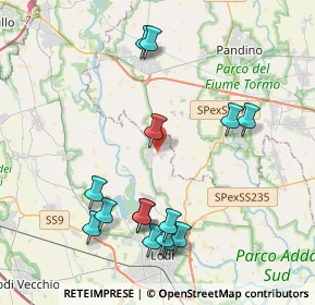 Mappa Via MonsignorePaolo Gatti, 26811 Boffalora D'adda LO, Italia (4.39667)