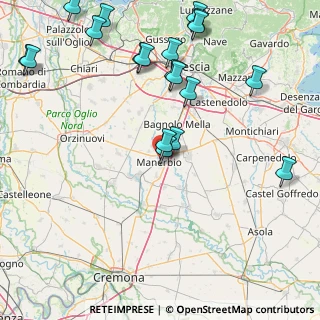 Mappa Via Giuseppe Verdi, 25025 Manerbio BS, Italia (20.77316)
