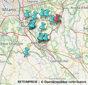 Mappa Via Giuseppe Verdi, 20070 Vizzolo Predabissi MI, Italia (6.03556)