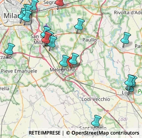 Mappa Via Giuseppe Verdi, 20070 Vizzolo Predabissi MI, Italia (10.6985)