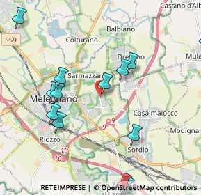Mappa Via Giuseppe Verdi, 20070 Vizzolo Predabissi MI, Italia (2.49071)