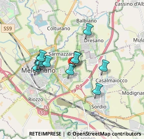 Mappa Via Giuseppe Verdi, 20070 Vizzolo Predabissi MI, Italia (1.4275)