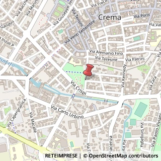 Mappa Via Vailati,  7, 26013 Crema, Cremona (Lombardia)