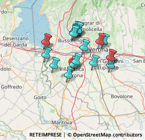 Mappa 37069 Villafranca di Verona VR, Italia (11.5685)