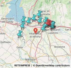 Mappa 37069 Villafranca di Verona VR, Italia (12.20167)