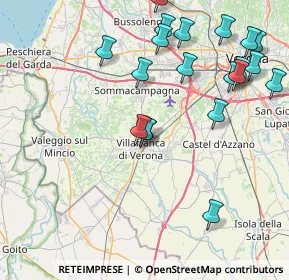 Mappa 37069 Villafranca di Verona VR, Italia (9.373)