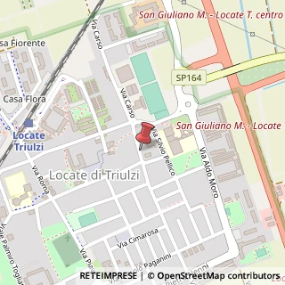 Mappa Via Croce Rossa, 6, 20085 Locate di Triulzi, Milano (Lombardia)