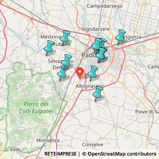 Mappa Strada Statale 16 Adriatica, 35020 Albignasego PD, Italia (6.2275)