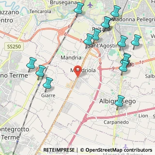 Mappa Strada Statale 16 Adriatica, 35020 Albignasego PD, Italia (2.662)