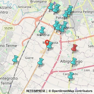 Mappa SS 16 Adriatica, 35020 Albignasego PD, Italia (2.48353)