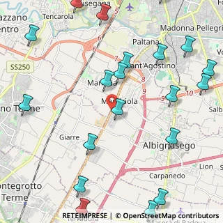 Mappa SS 16 Adriatica, 35020 Albignasego PD, Italia (2.9915)