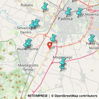 Mappa SS 16 Adriatica, 35020 Albignasego PD, Italia (5.2125)