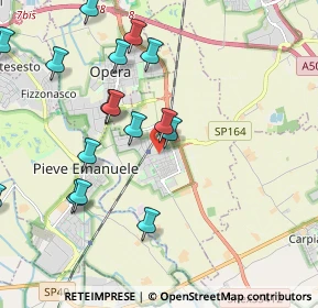 Mappa Via Trento, 20085 Locate di Triulzi MI, Italia (2.6725)
