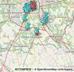 Mappa 20085 Locate di Triulzi MI, Italia (9.32)