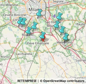 Mappa 20085 Locate di Triulzi MI, Italia (7.01636)