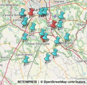 Mappa 20085 Locate di Triulzi MI, Italia (7.596)