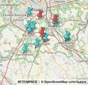 Mappa 20085 Locate di Triulzi MI, Italia (6.26846)