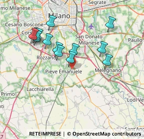 Mappa 20085 Locate di Triulzi MI, Italia (7.14077)