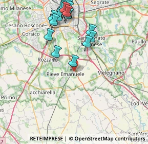 Mappa 20085 Locate di Triulzi MI, Italia (9.4895)