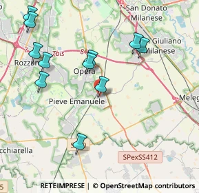 Mappa 20085 Locate di Triulzi MI, Italia (4.39364)