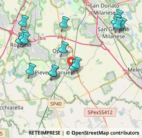 Mappa 20085 Locate di Triulzi MI, Italia (4.51133)