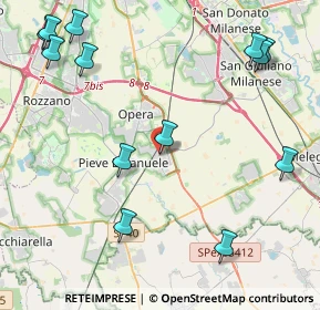 Mappa 20085 Locate di Triulzi MI, Italia (5.52385)