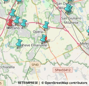 Mappa 20085 Locate di Triulzi MI, Italia (6.58438)