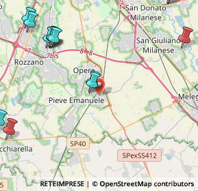 Mappa 20085 Locate di Triulzi MI, Italia (6.41063)