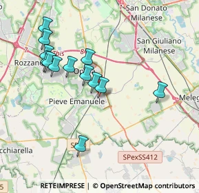 Mappa 20085 Locate di Triulzi MI, Italia (3.67154)