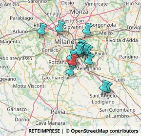 Mappa 20085 Locate di Triulzi MI, Italia (9.17133)