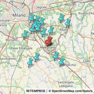 Mappa Via Monte Grappa, 20077 Melegnano MI, Italia (6.678)