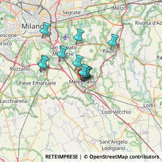 Mappa Via Monte Grappa, 20077 Melegnano MI, Italia (5.12545)