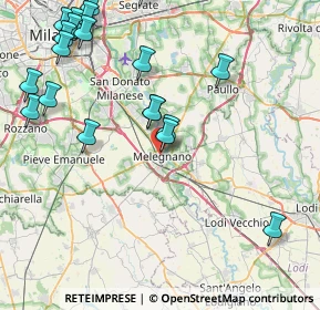 Mappa Via Monte Grappa, 20077 Melegnano MI, Italia (10.3595)