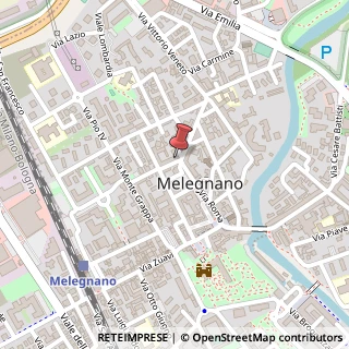 Mappa Via Solferino, 6, 20077 Melegnano MI, Italia, 20077 Melegnano, Milano (Lombardia)