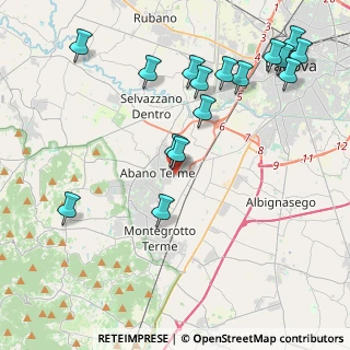 Mappa Via Carota, 35031 Abano Terme PD, Italia (4.8325)