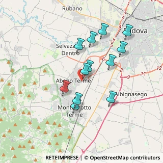 Mappa Via Carota, 35031 Abano Terme PD, Italia (3.29167)