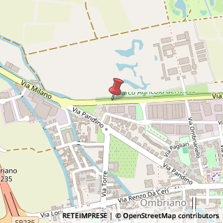 Mappa Via Milano,  67, 26013 Crema, Cremona (Lombardia)