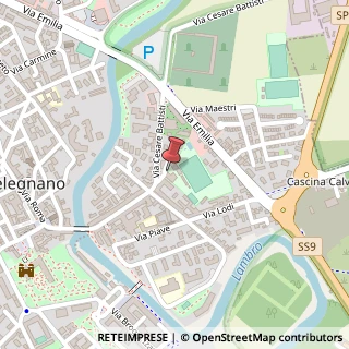 Mappa Largo Crocetta San Carlo, 8, 20077 Melegnano, Milano (Lombardia)