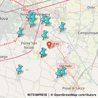 Mappa Via Granzetta, 35020 Saonara PD, Italia (4.46385)