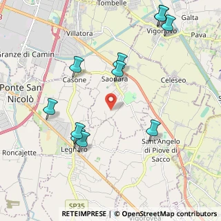 Mappa Via Granzetta, 35020 Saonara PD, Italia (2.35545)