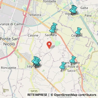 Mappa Via Granzetta, 35020 Saonara PD, Italia (2.40167)